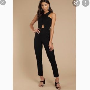 Cross Front Jumpsuit